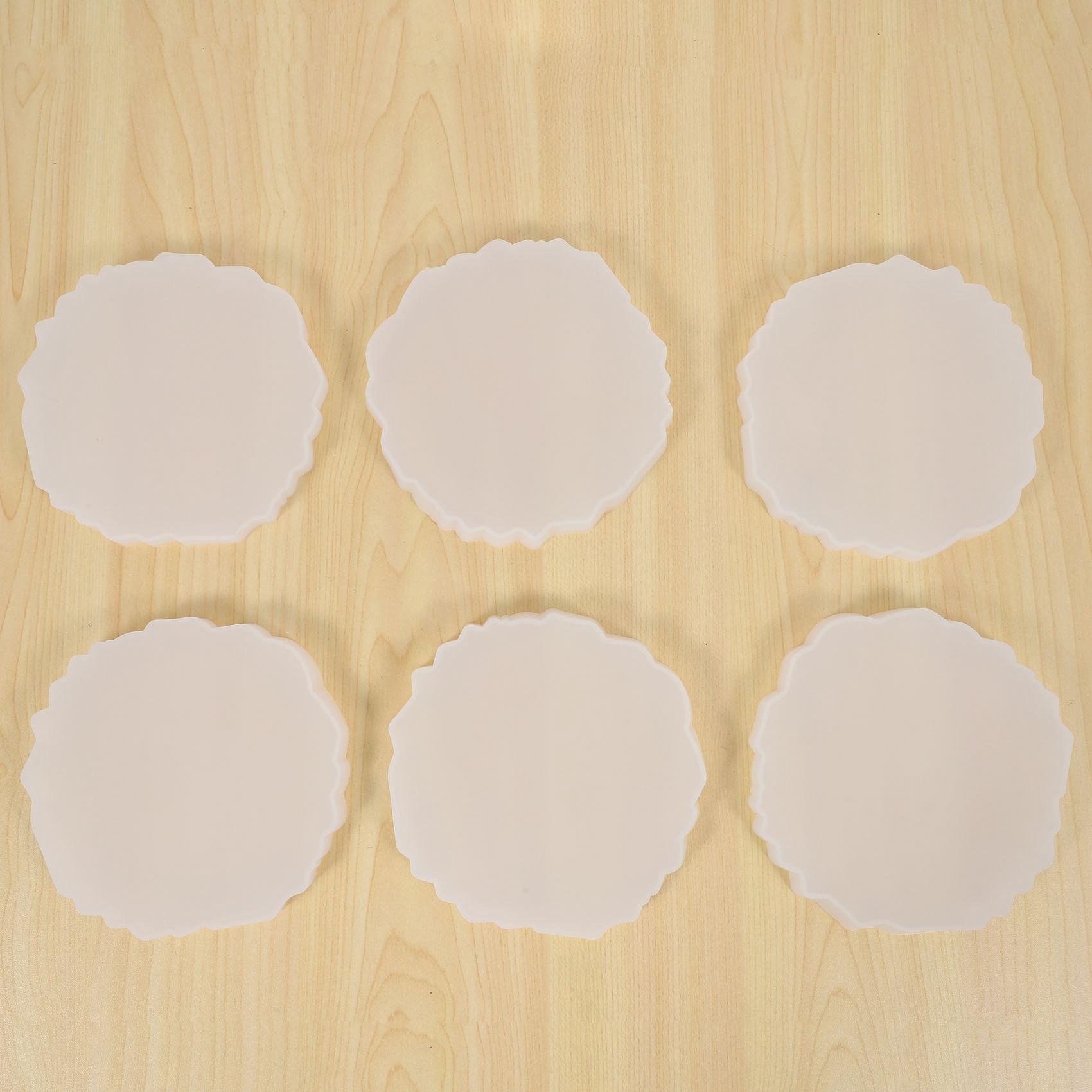 A58Z 6 Pieces Resin Coaster Mo - Geode Mold Silicone review and price