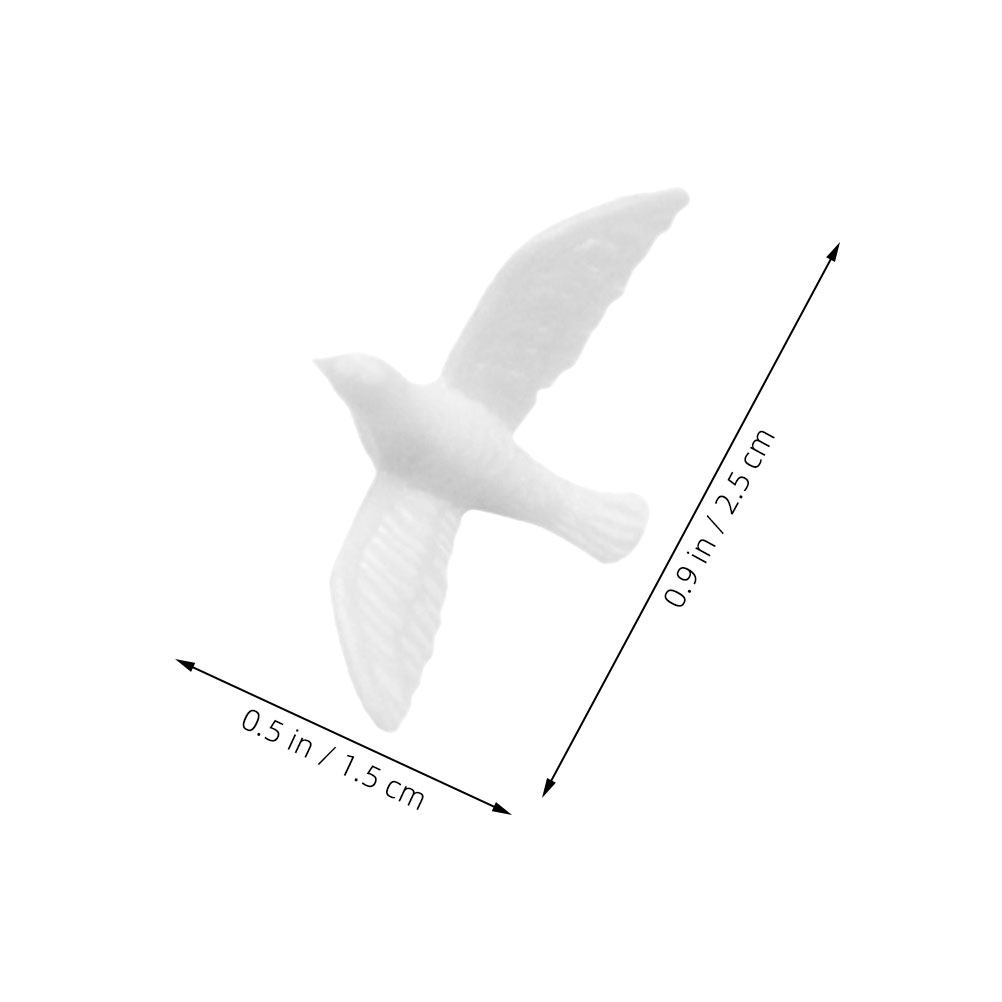 14Pcs Miniature White Dove Res - Crafting Resin review and price