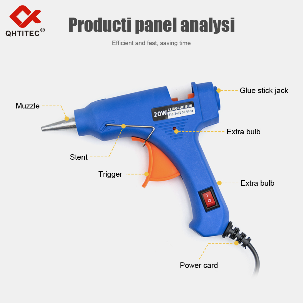 JCD 20W Hot Melt Glue Gun With - Heat Gun Small review and price