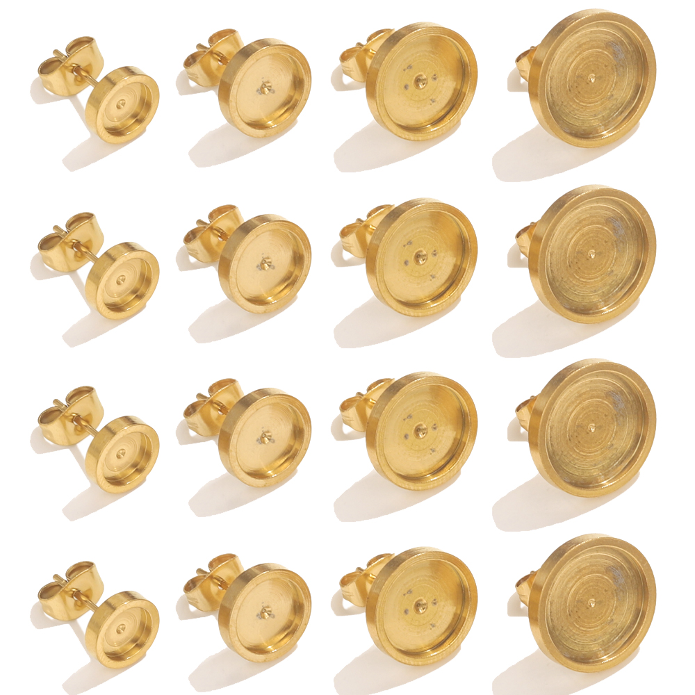 10pcs Stainless Steel Gold Ear - Resin Jewelry Kit review and price