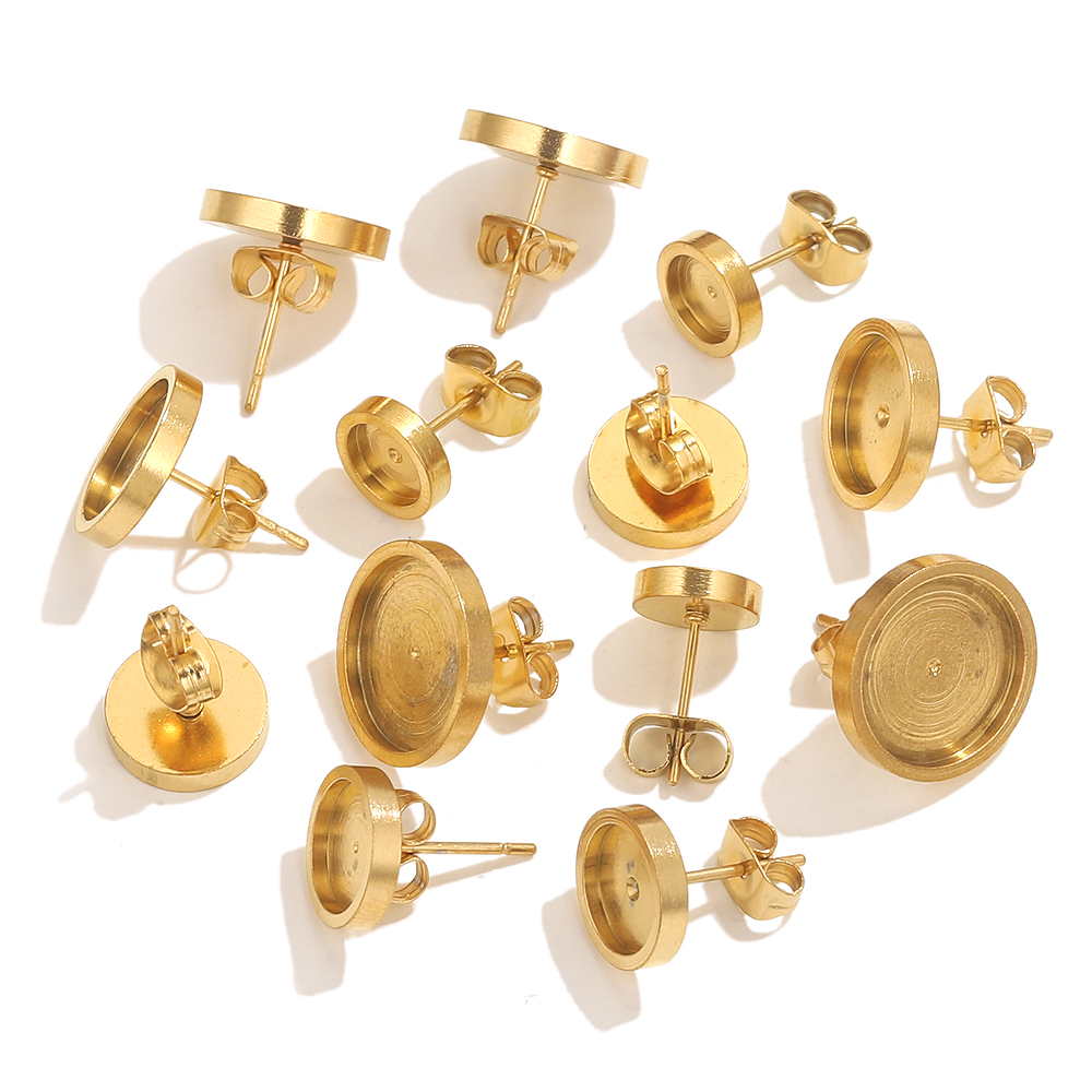 10pcs Stainless Steel Gold Ear - Resin Jewelry Kit review and price